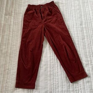 Madewell Cropped tapered Corduroy size XS
